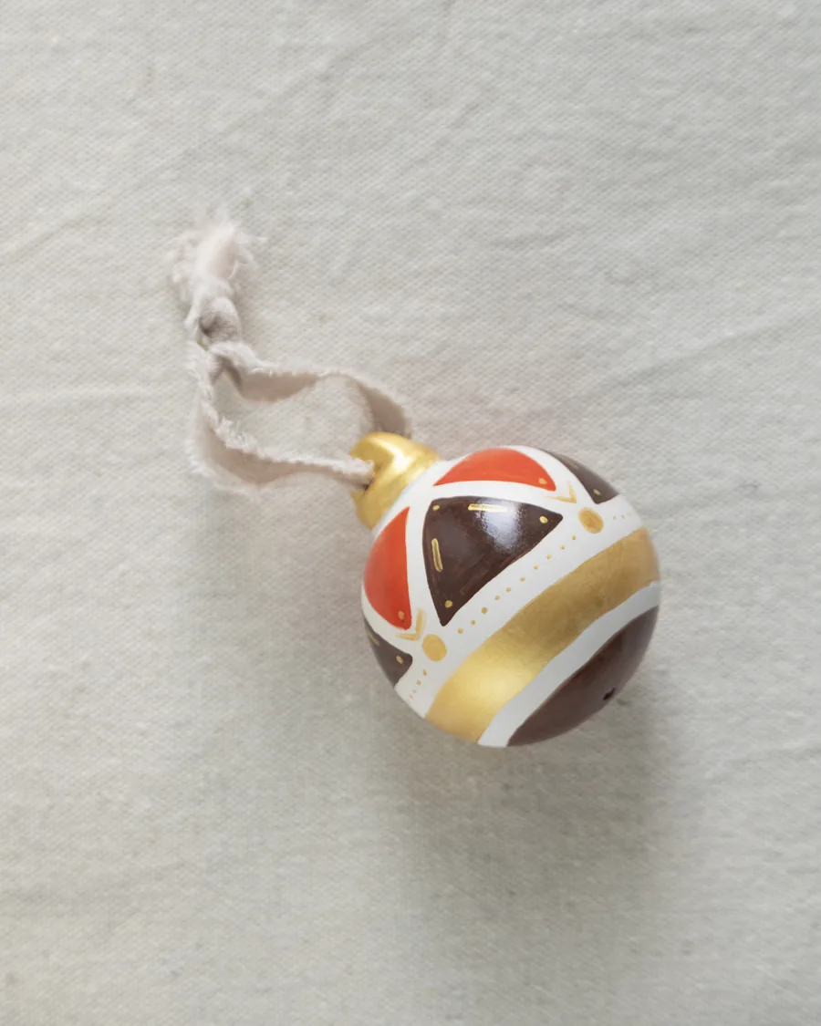Ornament - brown and orange
